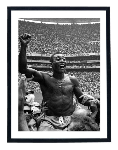 Tableau Pelé - Affiche coupe du monde 1970 Football