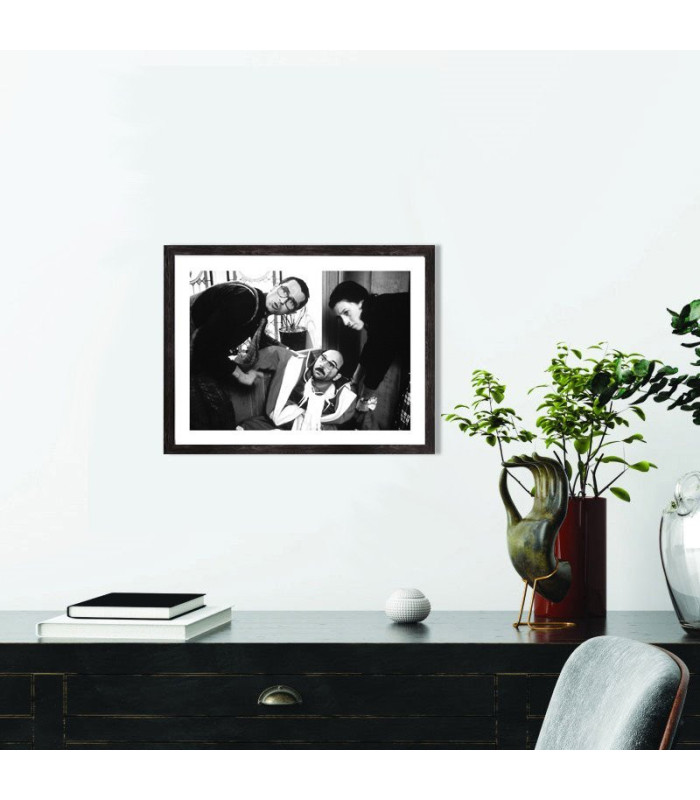  Affiche cinéma Le père noël est une ordure noir et blanc