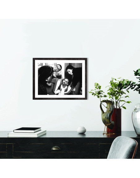  Affiche cinéma Le père noël est une ordure noir et blanc