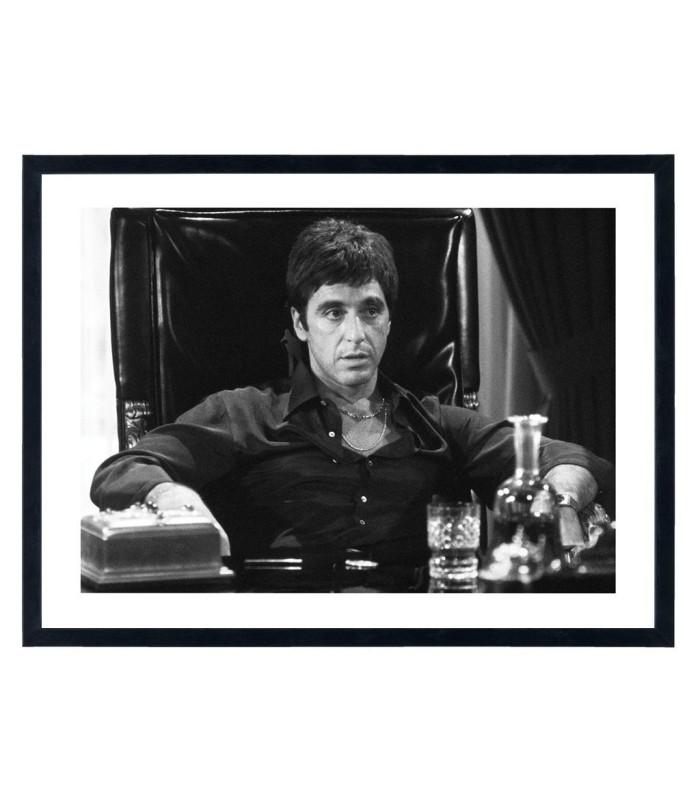 affiche scarface noir et blanc