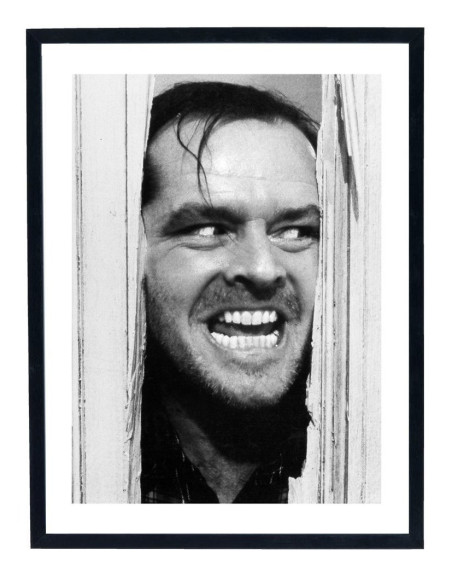 Tableau film Shining - Affiche Jack Nicholson cinema vintage