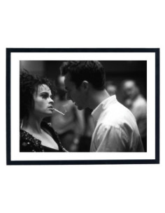 Tableau film Fight Club - Affiche cinéma noir et blanc