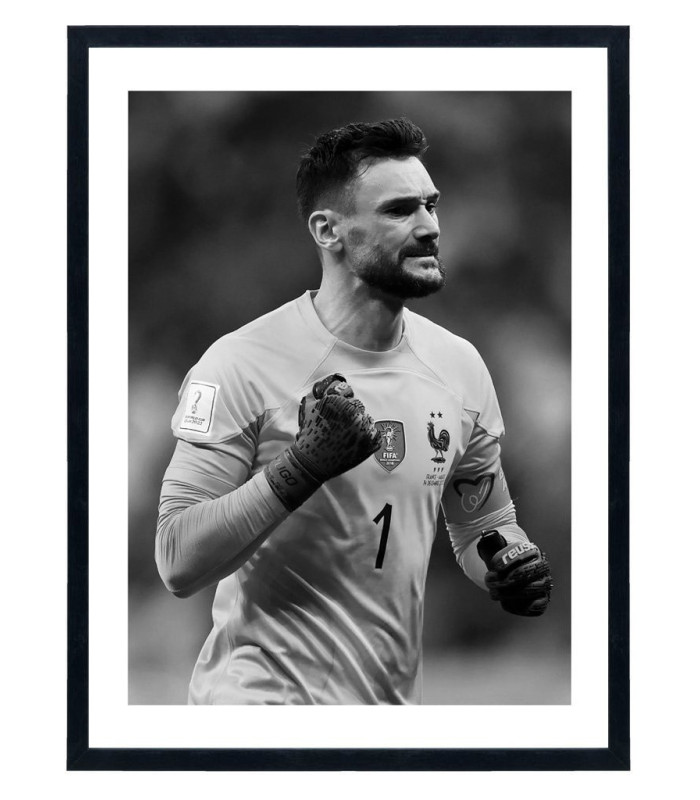 Tableau Hugo Lloris - Affiche France football 2022