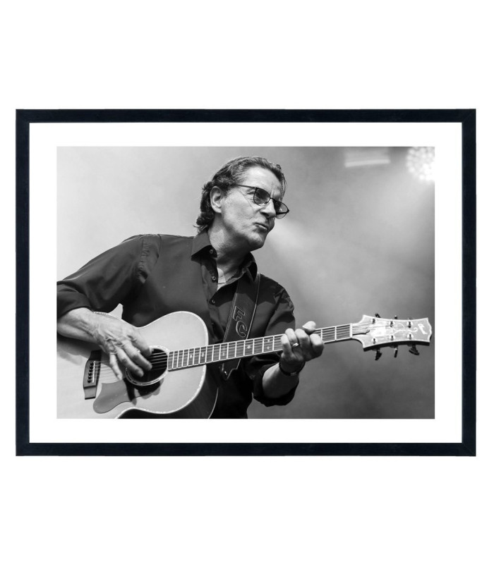 Tableau Francis Cabrel - Affiche noir et blanc musique