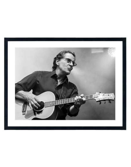 Tableau Francis Cabrel - Affiche noir et blanc musique