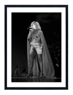 Tableau Mylène Farmer - Affiche noir et blanc concert