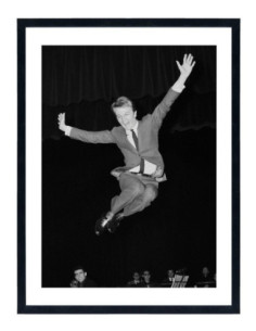 Tableau Claude François - Affiche noir et blanc vintage