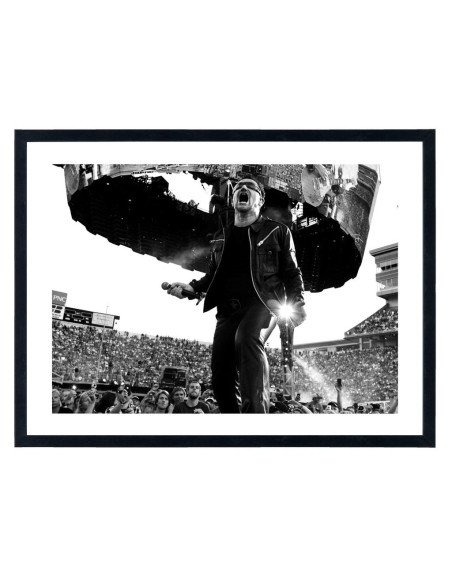 Tableau U2 Concert - Affiche concert noir et blanc