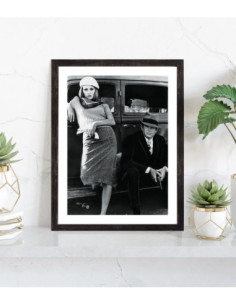 Affiche vintage Bonnie and Clyde 2