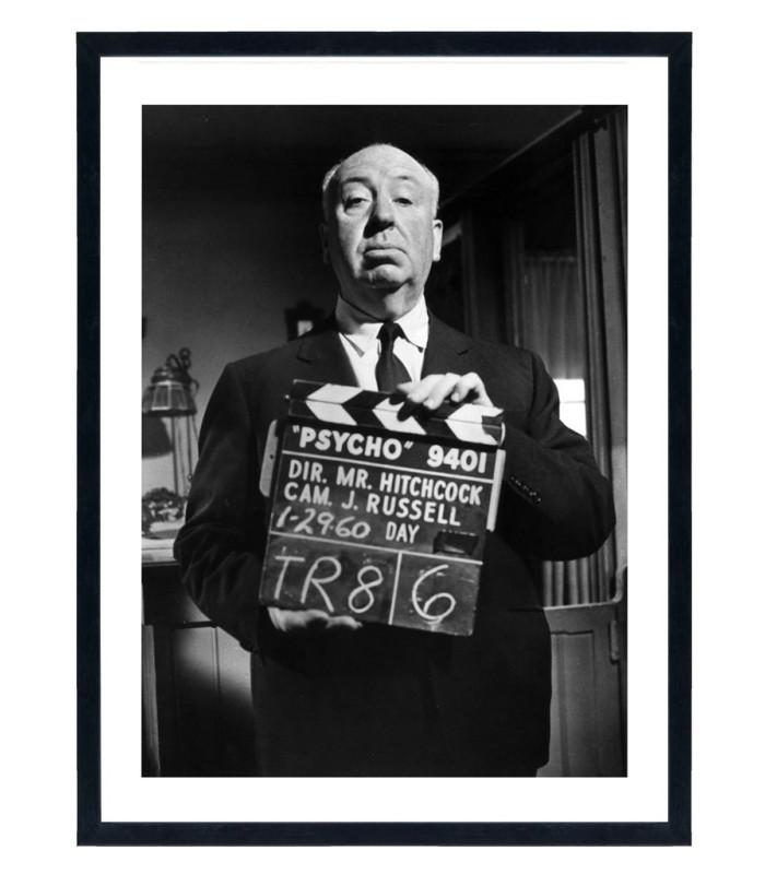 Tableau Alfred Hitchcock - Affiche film Psychose
