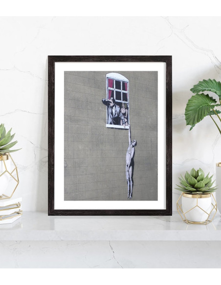  Affiche Banksy - L'amant bien perché
