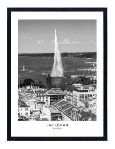 Affiche Genève - Lac Léman - Tableau ville