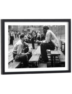 Tableau noir et blanc film Les évadés