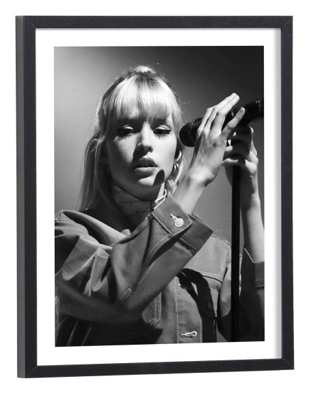 Tableau Angele noir et blanc
