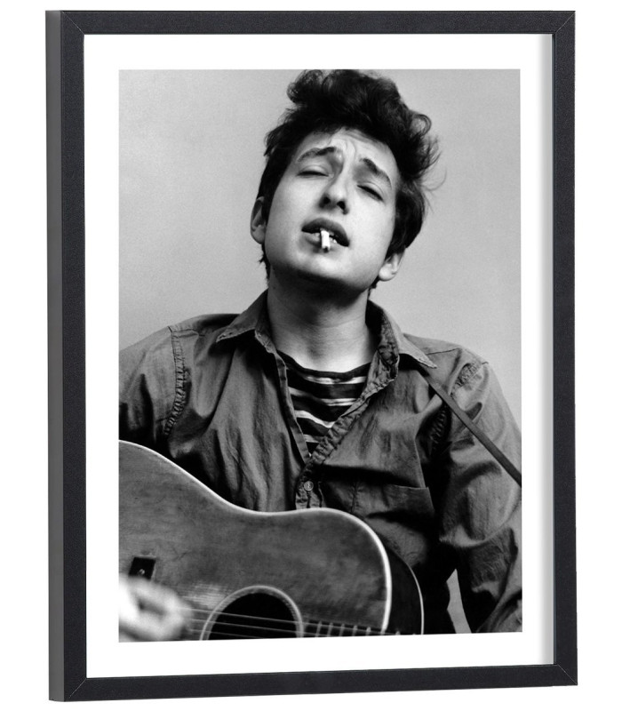 Tableau Bob Dylan noir et blanc