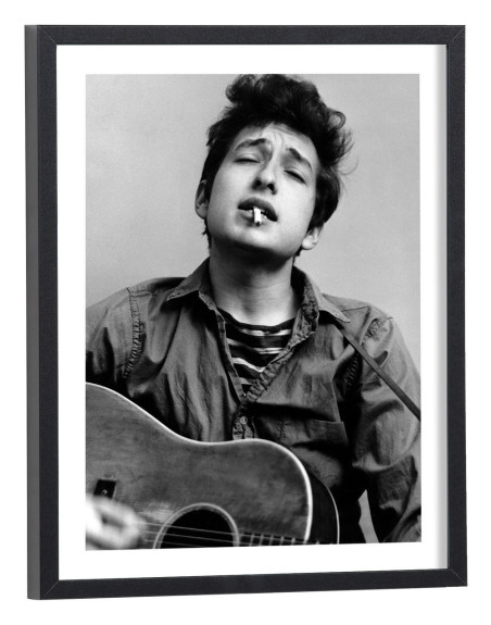 Tableau Bob Dylan noir et blanc