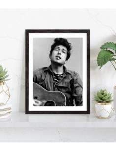 Tableau Bob Dylan noir et blanc 2