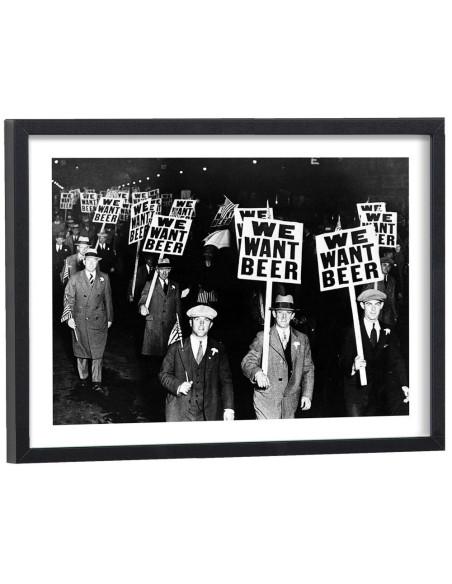 Affiche prohibition Etats-unis