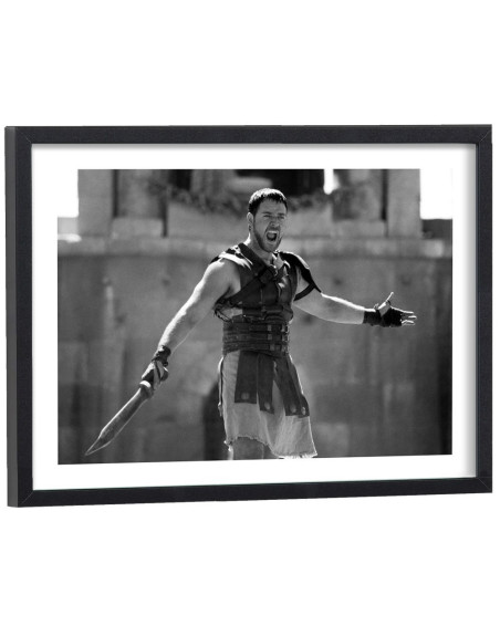 Tableau Gladiator noir et blanc