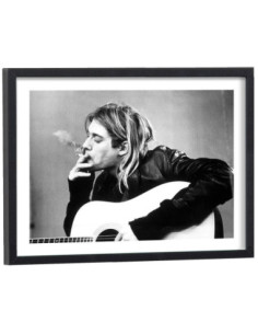 Affiche Nirvana noir et blanc - Tableau Kurt Cobain