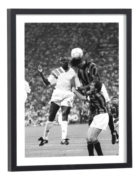 Tableau Basile Boli OM Milan 1993