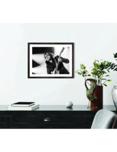 Tableau Matthieu Chedid noir et blanc 2