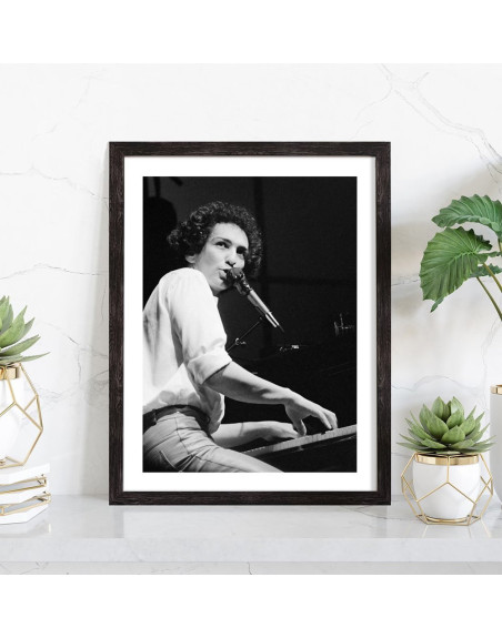  Affiche musique Michel Berger en noir et blanc