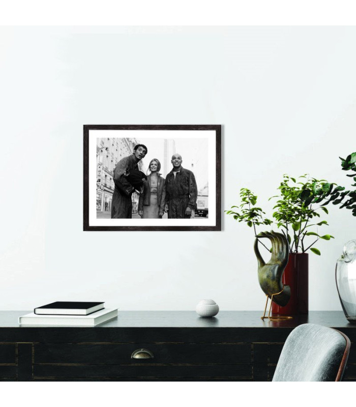  Affiche Eric et Ramzy noir et blanc