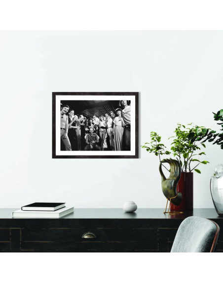  Tableau cinéma - Les bronzés noir et blanc