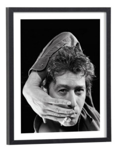 Tableau Alain Bashung noir et blanc