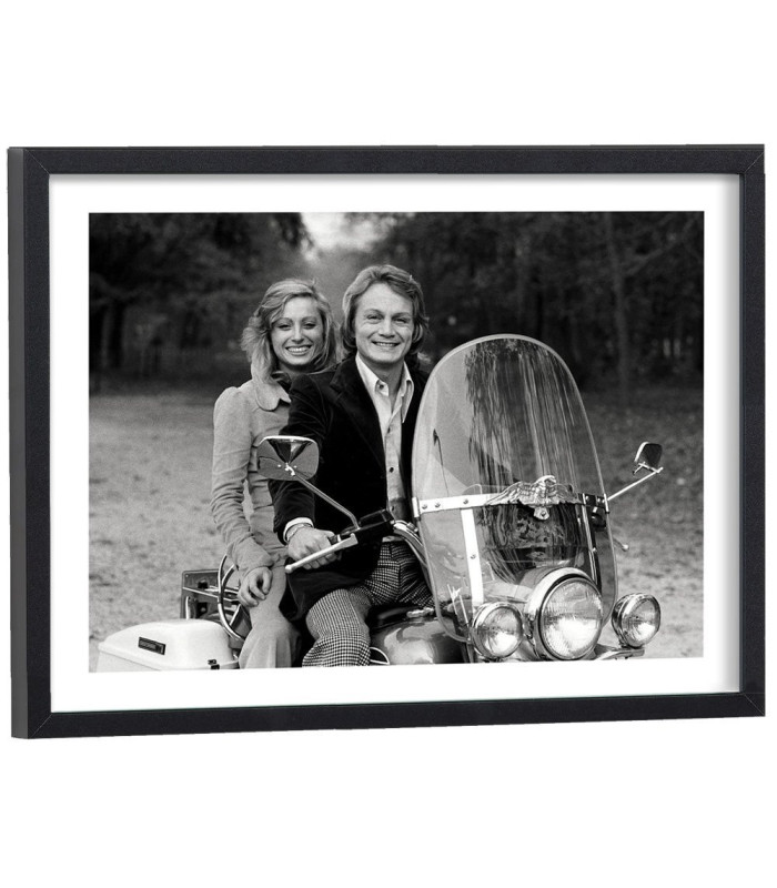 Tableau Claude François & Véronique Sanson vintage