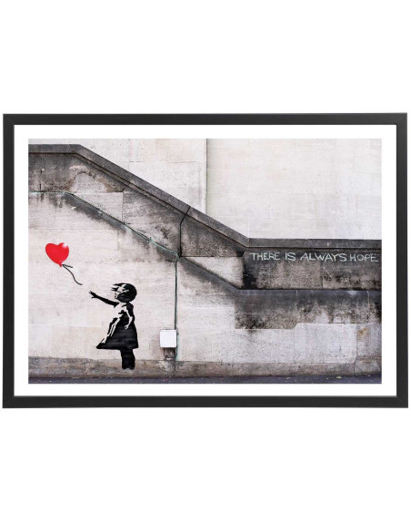 Tableau Banksy Petite fille au ballon