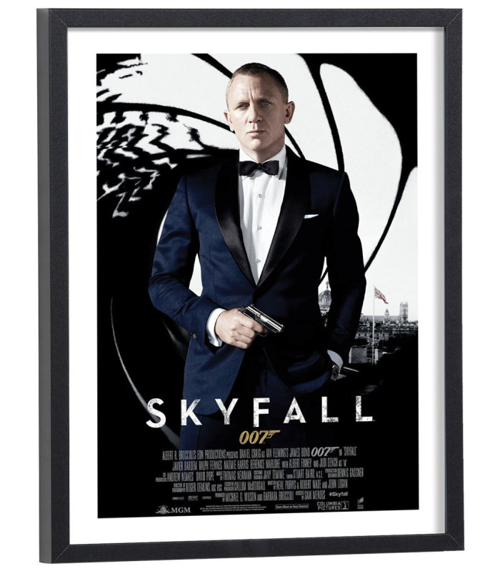 Affiche film Skyfall - James Bond 23