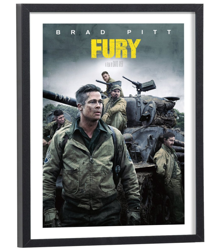 Affiche film Fury - Poster cinéma