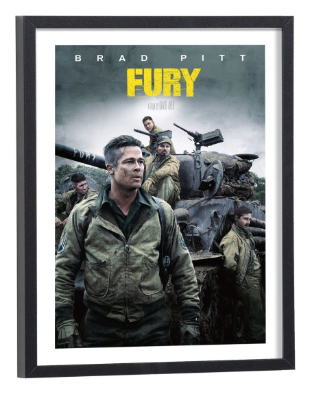 Affiche film Fury - Poster cinéma