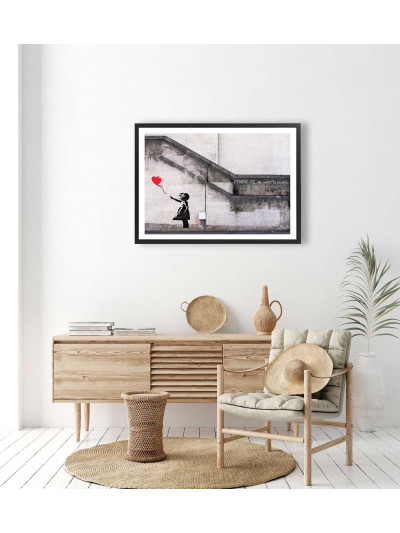  Affiche Banksy Petite fille au ballon