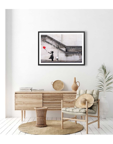  Affiche Banksy Petite fille au ballon