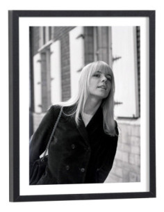 Affiche France Gall noir et blanc