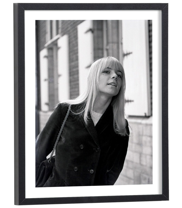 Affiche France Gall noir et blanc