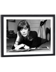 Affiche Françoise Hardy noir et blanc