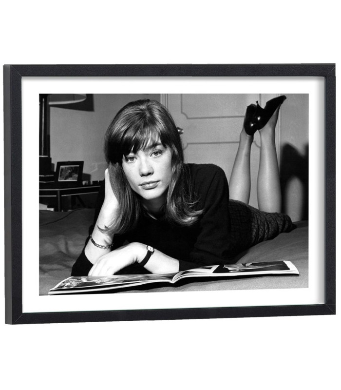 Affiche Françoise Hardy noir et blanc