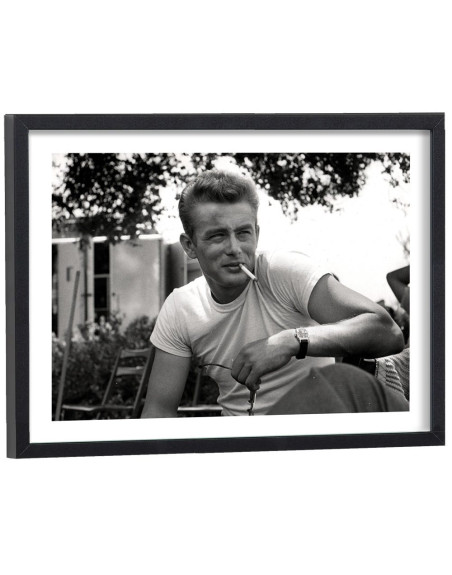 Tableau James Dean - Affiche acteur noir et blanc