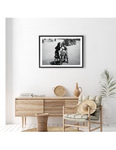 Tableau La vie est belle - Affiche film noir et blanc 2