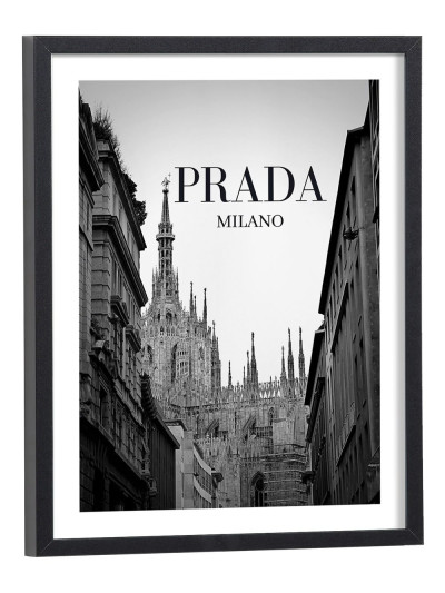 Affiche mode Prada Milano