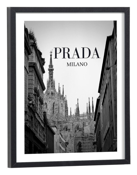 Affiche mode Prada Milano