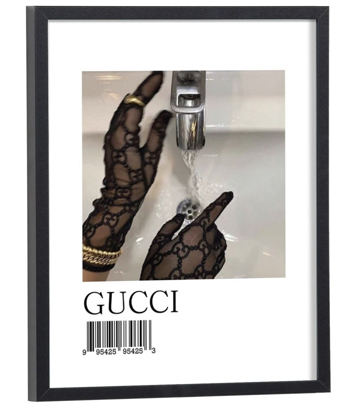 Tableau Gucci robinet chic