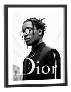 Tableau Dior Luxe ASAP Rocky - Affiche mode