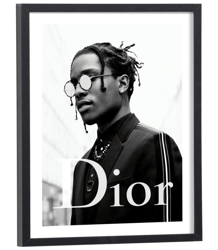 Tableau Dior Luxe ASAP Rocky - Affiche mode