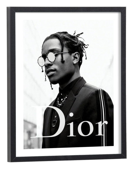 Tableau Dior Luxe ASAP Rocky - Affiche mode