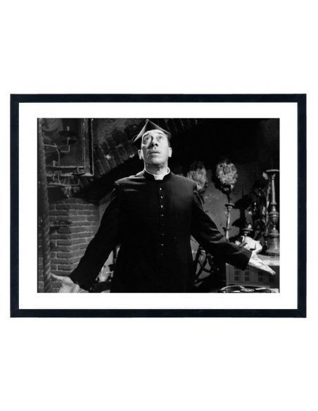 Tableau Don Camillo - Fernandel - Affiche film vintage
